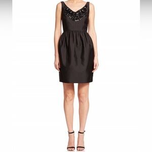 Kate Spade Embellished cupcake dress in black size 2 NWT